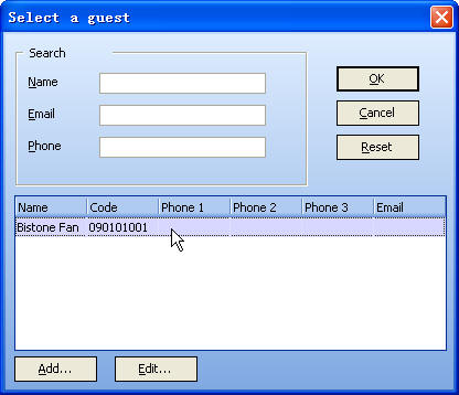 Select Guest ScreenShot